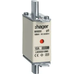 Hager NH-Sicherung NH000 gG LNH00010M6