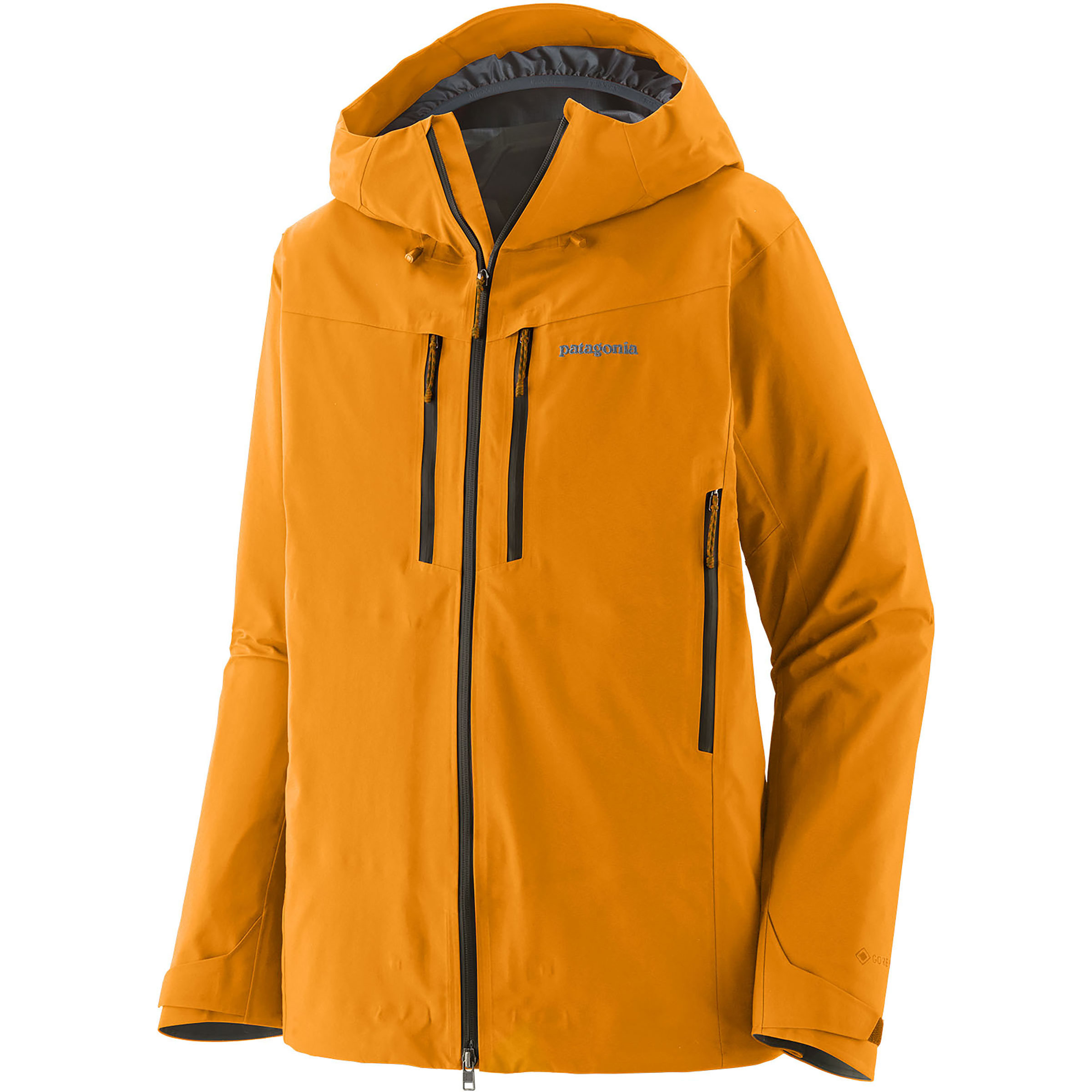 Patagonia Pluma PRO Herren Regenjacke orange Größe S Trekking Winddicht Wasserabweisend