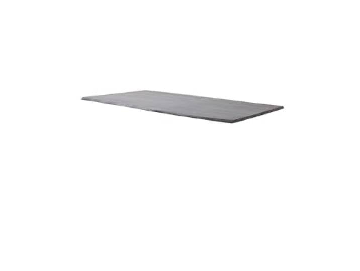 möbelando Tischplatte >Calabria< in Grau - 160x2,5x90 (BxHxT)