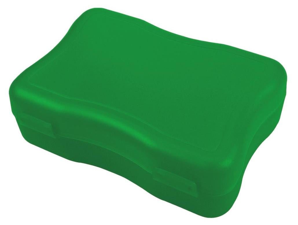 Elasto Lunchbox Wave klein - Groen - BPA-vrije lunchbox met kliksluiting