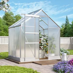 Vitavia Gewächshaus "Apollo 2500",aluminium eloxiert,2,5 m2