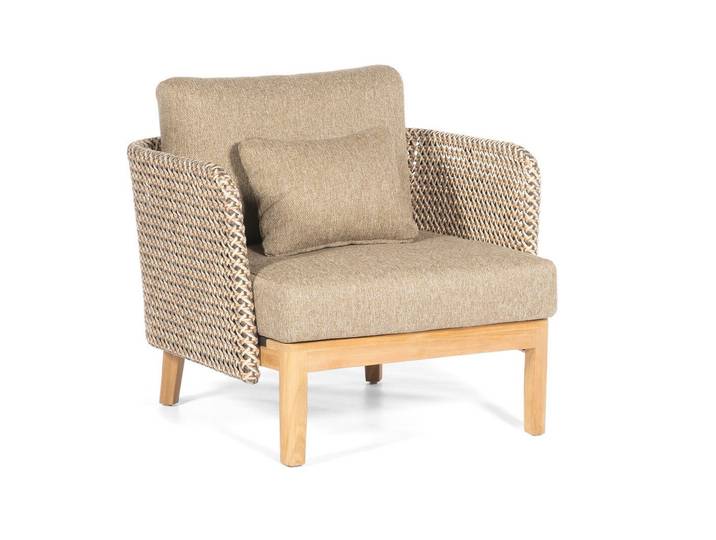 SonnenPartner Loungesessel Lounge-Sessel CHEYENNE Seagrass java-brown rustic-honey