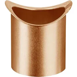 Kupfer-Lötstutzen für halbrunde Rinne, 333/100mm