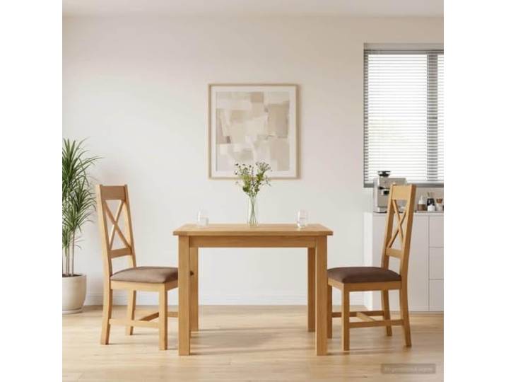 KTHLBRH Esszimmerstuhl 2er Set Massivholz Eiche Grau 45x54x105 cm Massivholz-Eiche, Schaumstoffpolster, modernes Design, einfache Montage, pflegeleichte Reinigung, Essbereich