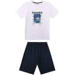 Pyjama short Teens Sharks Jungen Pyjama