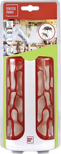 Swissinno Mini Glue Catcher 1 247 001 UV-Klebefalle UV-Licht, Klebefolie 4W Weiß-Rot 1St.