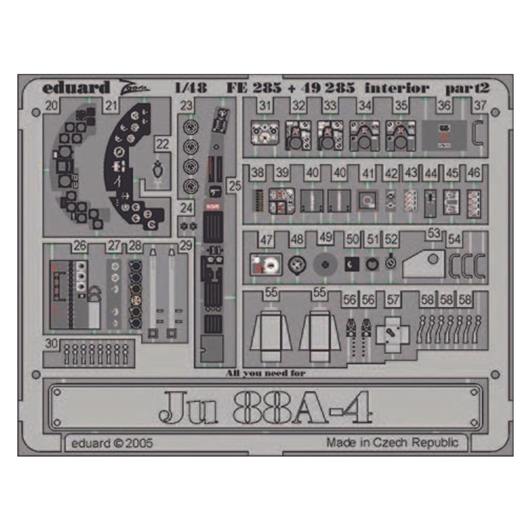 Eduard Ju 88A-4 interior (FE285)