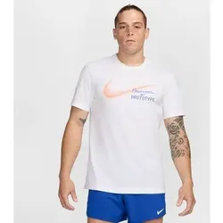 NIKE Herren Sweatshirt M NK DF TEE FOUNDERS, Größe M in Weiß Weiß