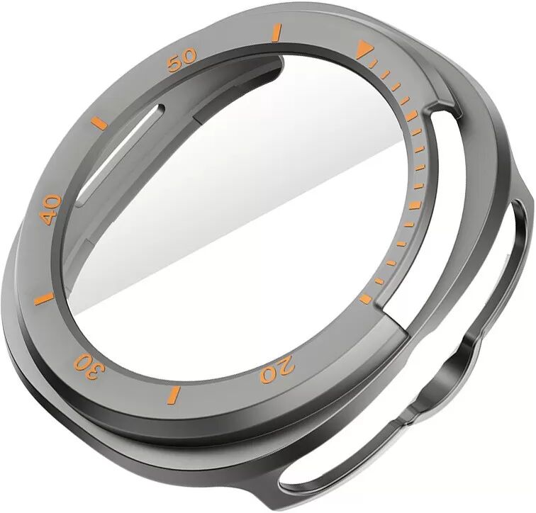 INF Hohle Skala PC Schutzhülle Kompatibel mit Samsung Watch8 - Graulich Gelb