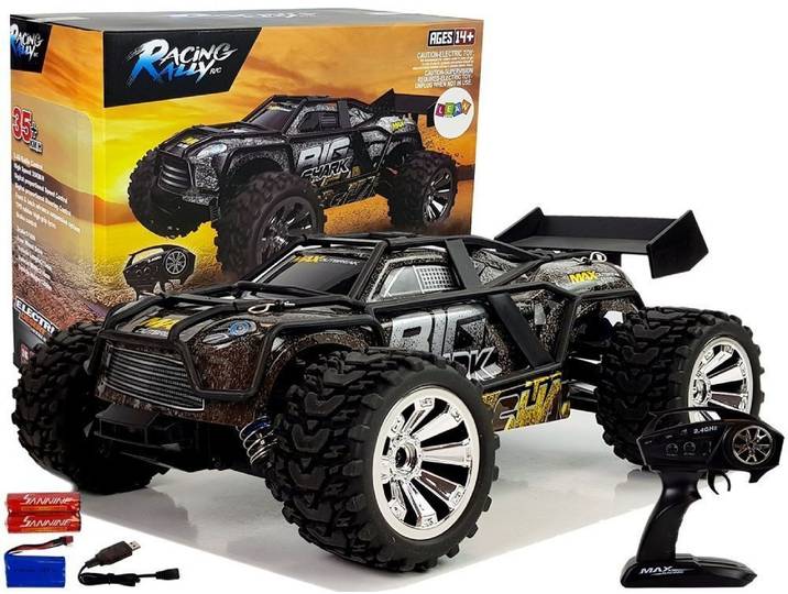 Wisam RC-Auto Off-Road Ferngesteuert Braun & Gelb 2.4G 1:18 35 km/h Speed Control