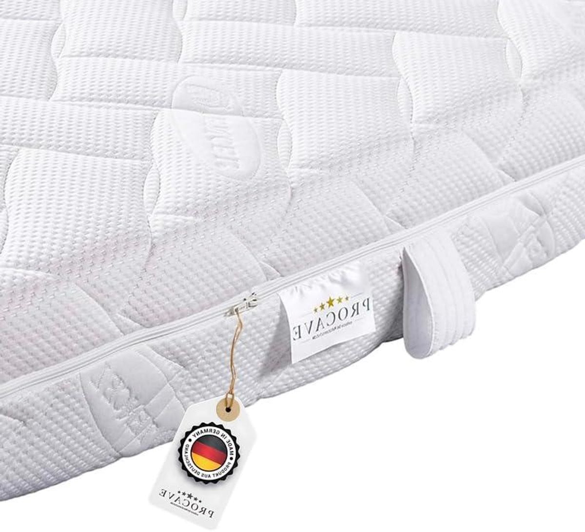 Matrashoes Matrasbeschermer Overtrek van Lyocell - Wit - 140x200 cm