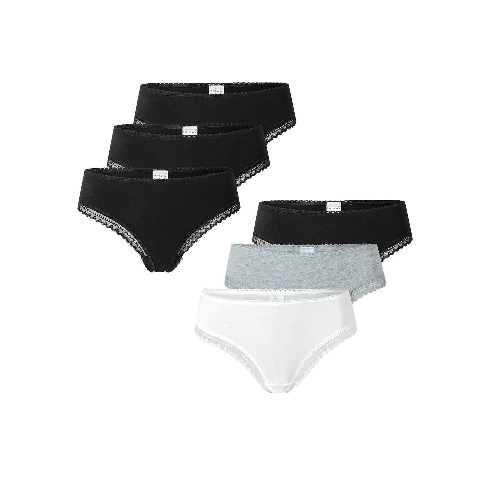 Schiesser Damen Tanga Modern Multipacks 6er Pack