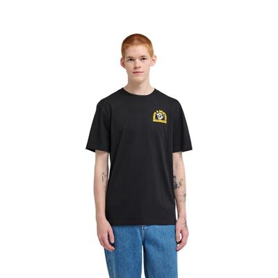 T-Shirt ELEMENT "Timber Drips", Herren, Gr. S, schwarz (flint schwarz), Obermaterial: 100% Baumwolle., Shirts T-Shirt