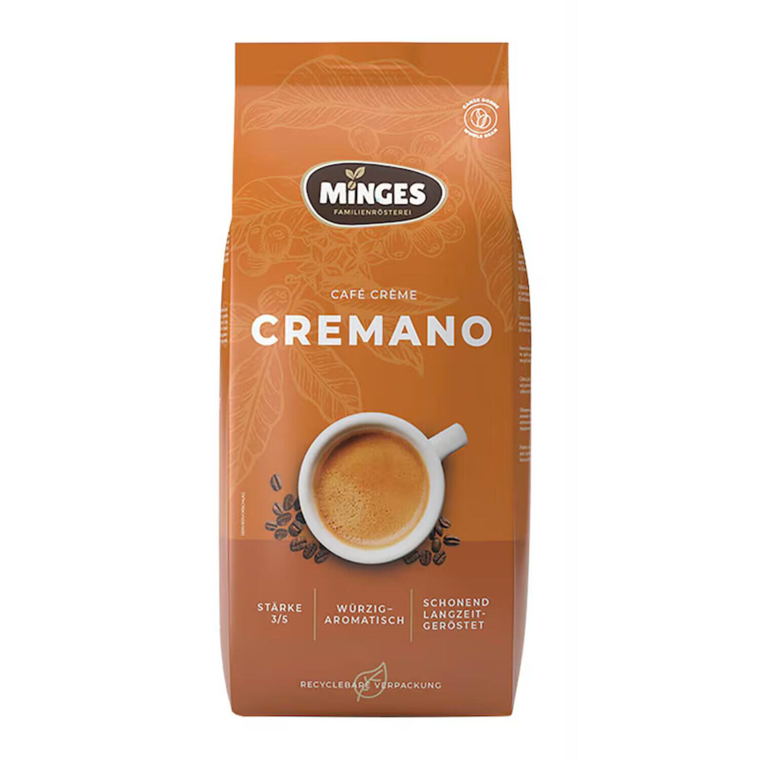 MINGES Café Cremano Kaffeebohnen 1,0 kg V618001