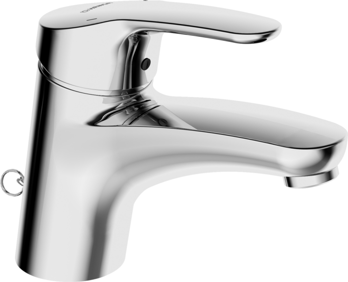 Waschtischarmatur Hansamix 01042183 chrom, mit versenkbarer Kette