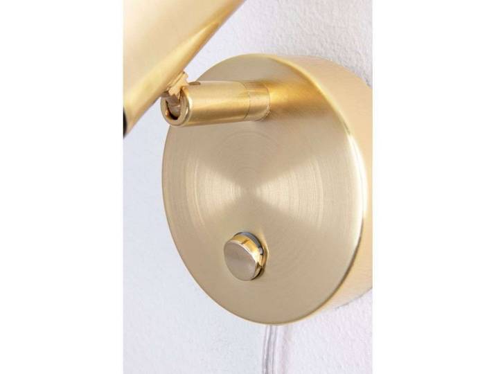Clark 1 Wandleuchte mit Stecker, messing - Globen Lighting - Wohnzimmer - Metall