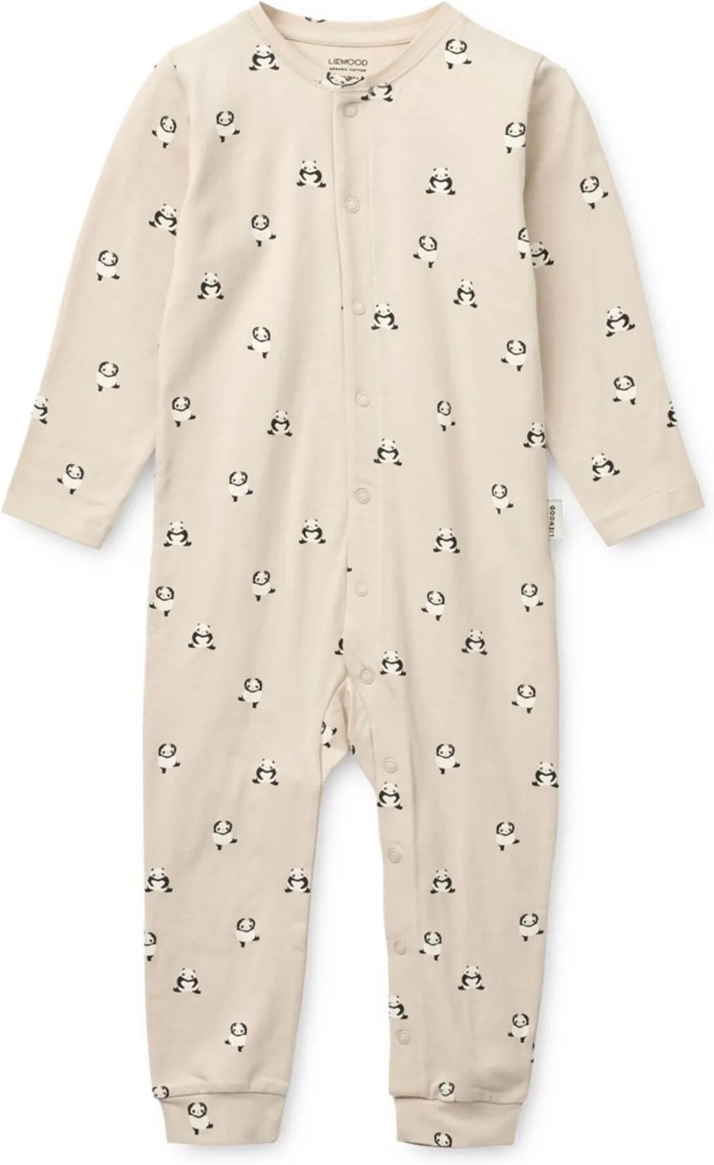 Liewood Pyjama Birk Pandas Coton Bio Beige 3/6 mois
