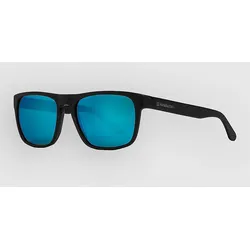 Horsefeathers Keaton Brushed Black Sonnenbrille mirror blue Gr. Uni