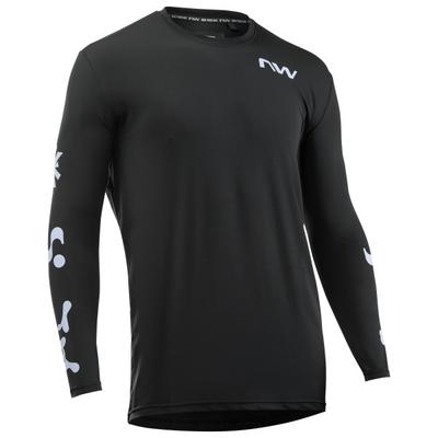 Northwave - Xtrail Jersey Long Sleeve - Radtrikot Gr L schwarz