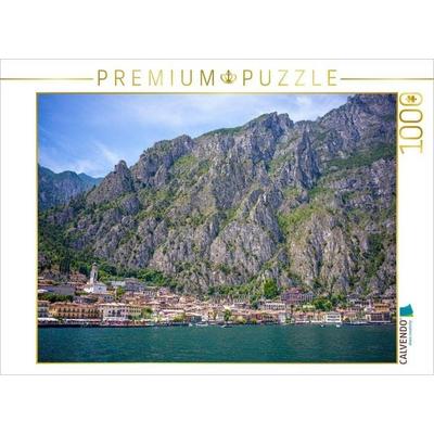 CALVENDO Puzzle Blick auf Limone sul Garda | 1000 Teile Lege-Größe 64x48cm Foto-Puzzle für glückliche Stunden