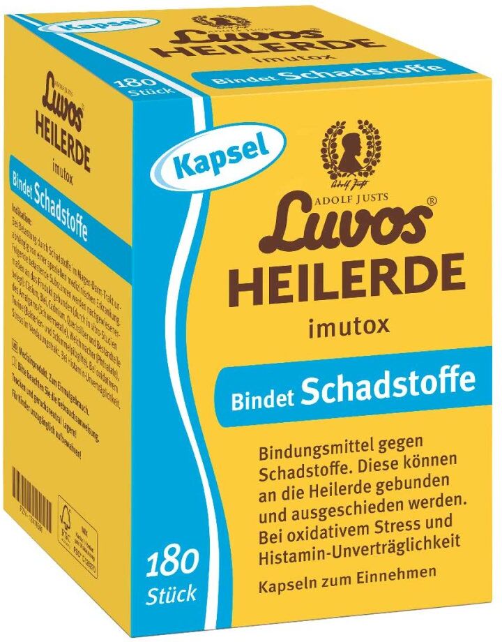Luvos® Heilerde imutox Bindet Schadstoffe Kapseln