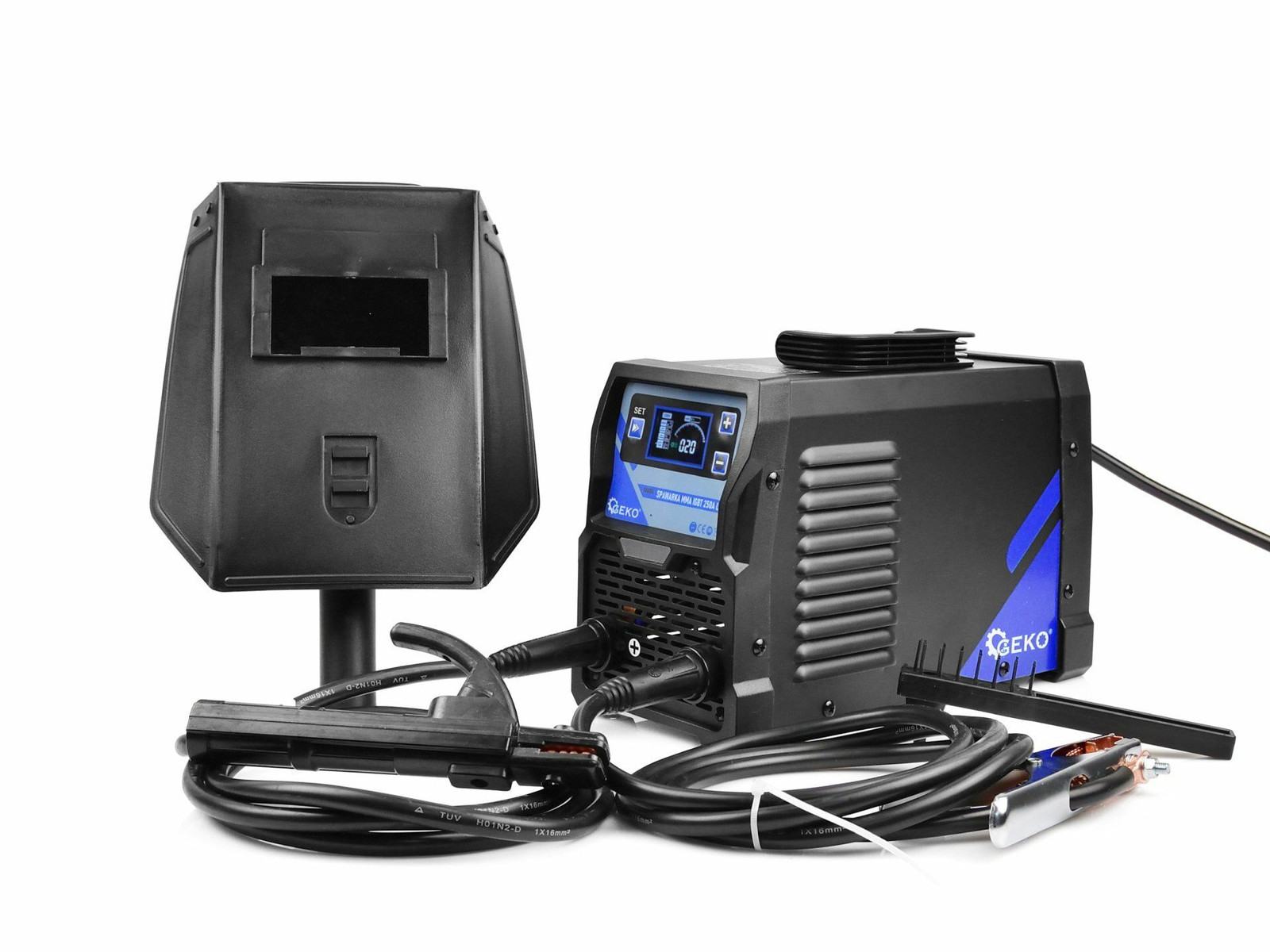 Geko LCD lasapparaat MMA IGBT 250A