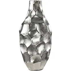 riess-ambiente Vase ORGANIC ORIENT - 45cm silber Hammerschlag Design