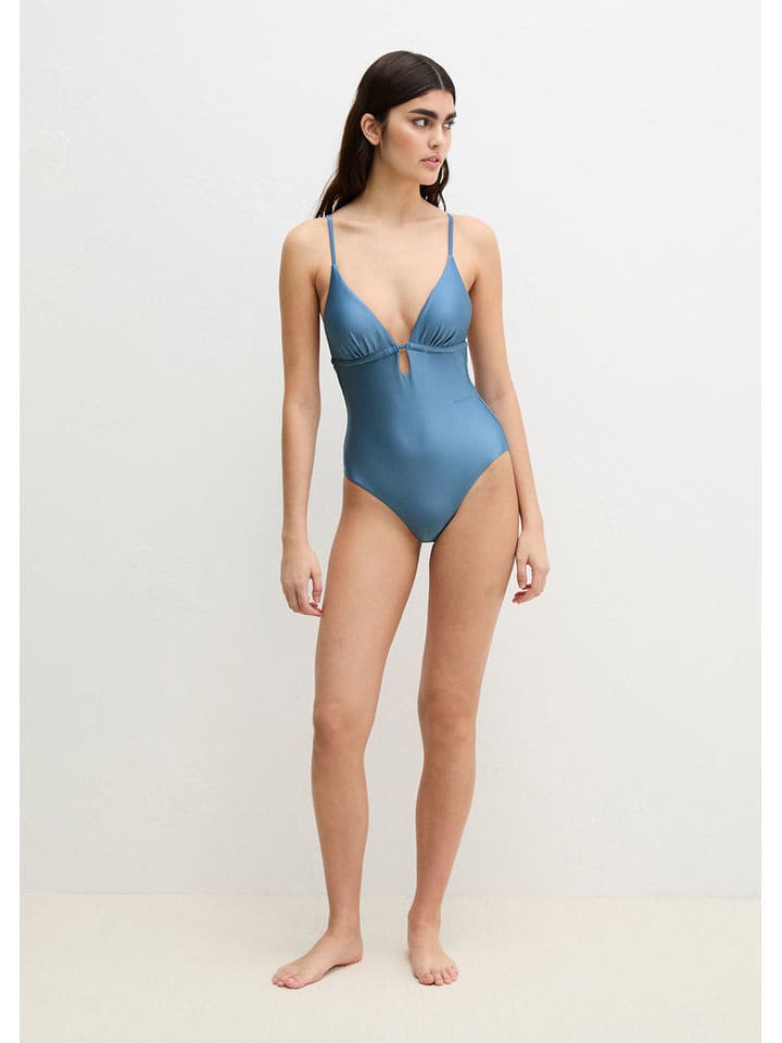 Marc O´Polo Bodywear Badeanzug in Hellblau - M