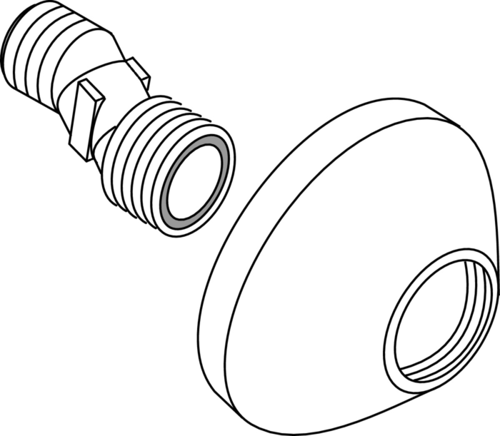 Ideal Standard Anschluß 2X (951720), Chrom A960975AA