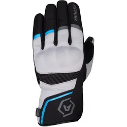 Armr, Motorradhandschuhe, Eyoshi 3.0 wasserdichte Herren Motorradhandschuhe, Schwarz/Hellgrau/Blau, L (Herren, L)