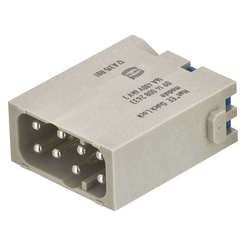 Harting Han Modular Quicklock, Han 8 EE, male - (2 stk.) (09140082633)