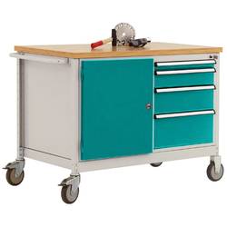 Manuflex TP1025.5021 Werkbank-Mobil Wasserblau