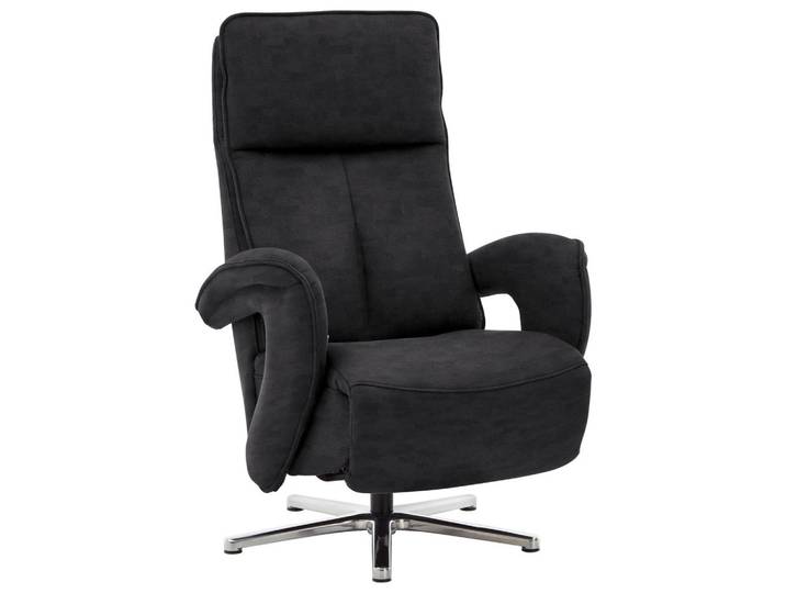 Valdera Relaxsessel, Grau, Metall, 77x110x87 cm, Goldenes M, Fussart wählbar, Lederauswahl, Stoffauswahl, Relaxfunktion, Wohnzimmer, Sessel, Relaxsessel