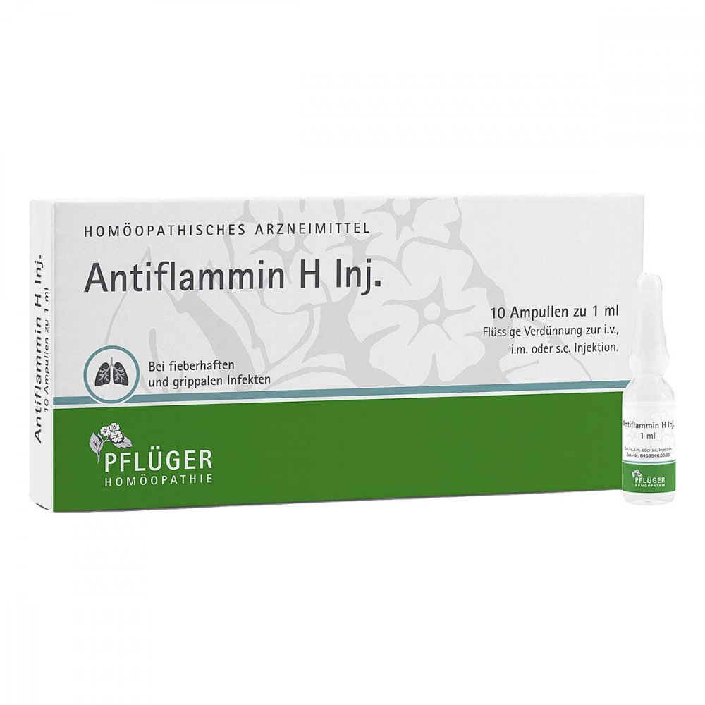 Homöopathisches Laboratorium Alexander Pflüger Gmb Antiflammin H iniecto Ampullen 04842090