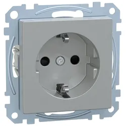 Merten SCHUKO-Steckdose alu MEG2400-0460