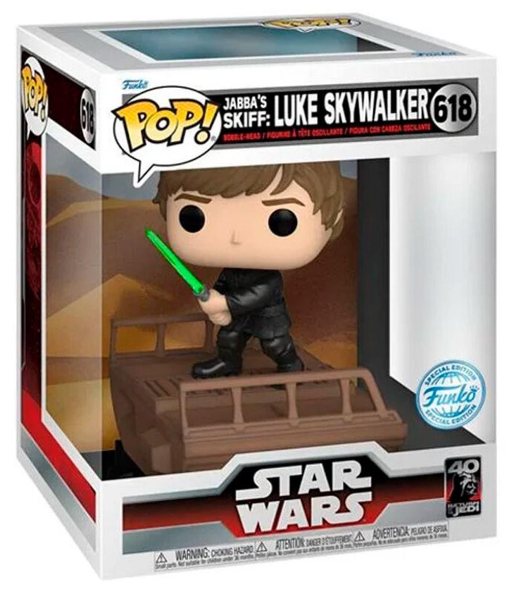 Funko Pop! Deluxe Star Wars Luke Skywalker figuur exclusieve editie