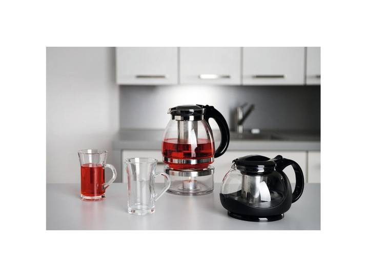 Teekanne Montana Transparent Glas H 17 cm 1.1 l - Teekanne