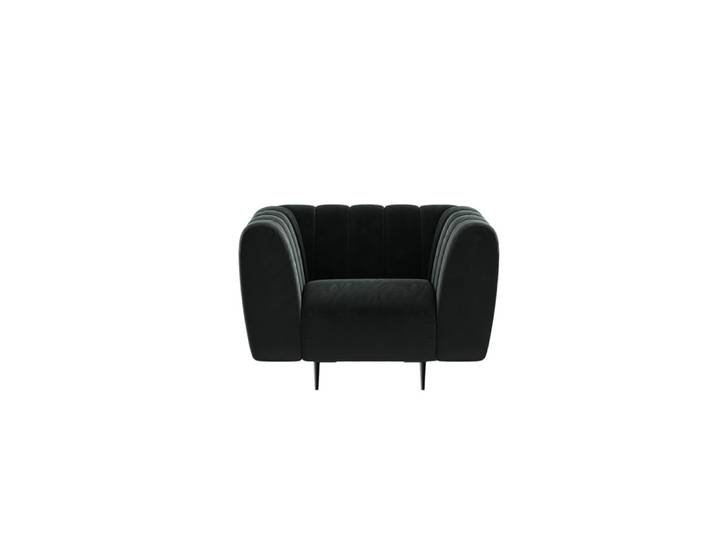 Fauteuil gris foncé