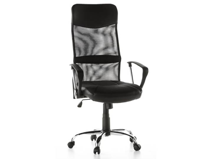 hjh OFFICE 729440 Bürostuhl STRYKA ergonomischer Drehstuhl, hohe Rückenlehne mit atmungsaktivem Netzstoff, schwarz