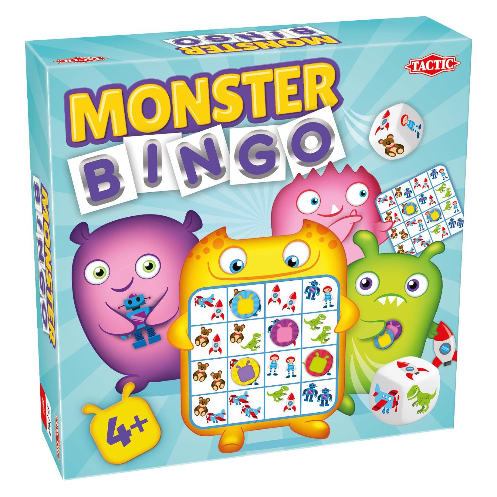 Selecta Spielzeug Monster Bingo (Multilingual, 2 - 4 Spieler) (56309)
