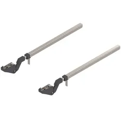 AVENTOS HF Hochfaltklappe, Teleskophebel (Set), KH=760-1040 mm, symmetrisch, vernickelt