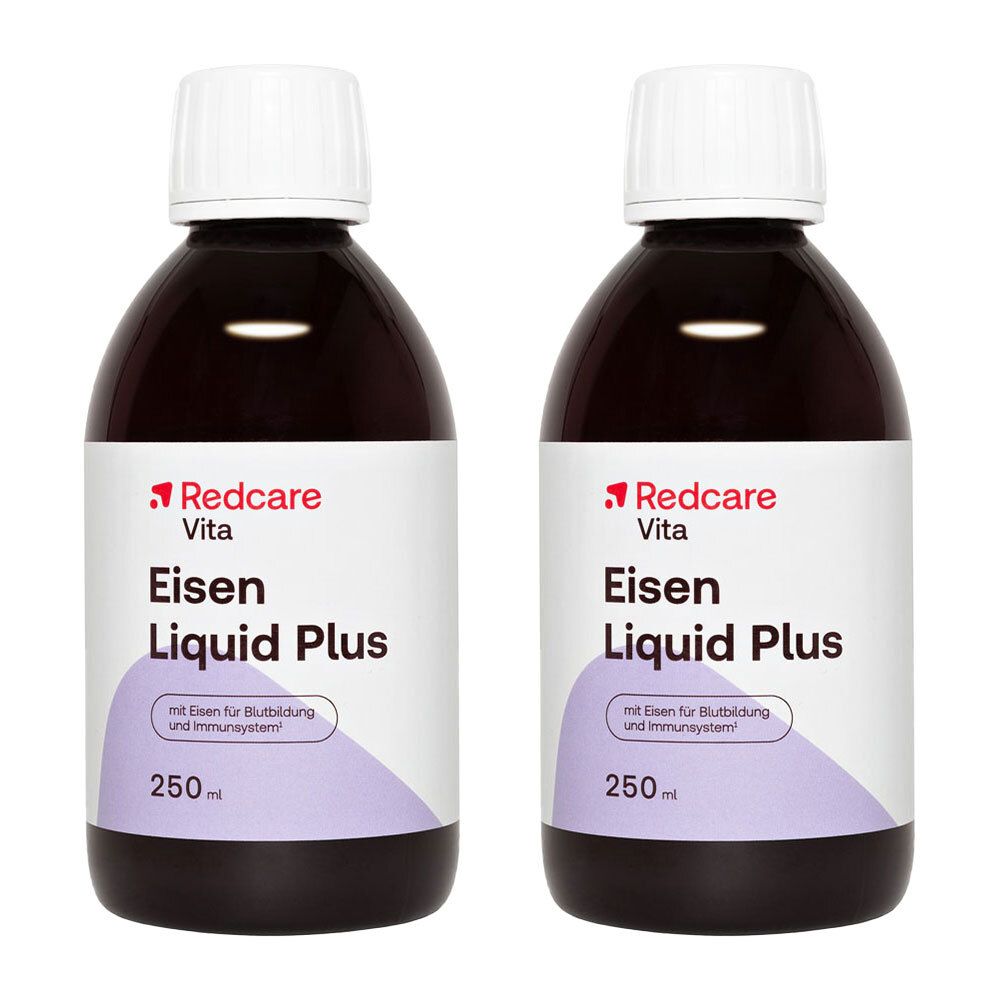 2x RedCare Eisen Liquid 2x250 ml Flüssigkeit zum Einnehmen