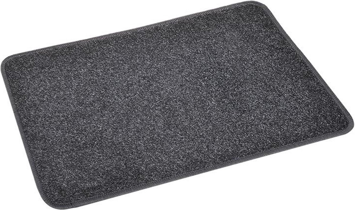 ProPlus Instapmat voor caravan en camper - Naaldvilt - Antraciet - 40 x 60 cm