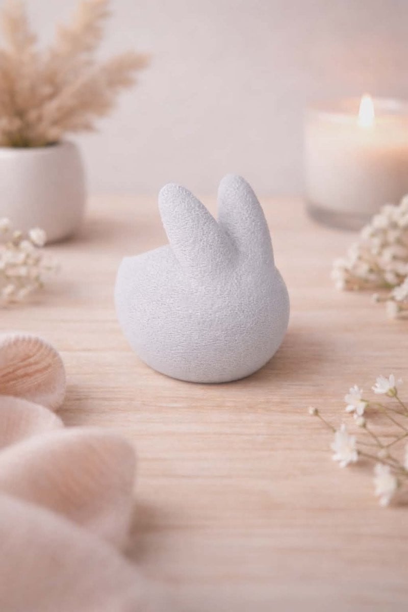 Rona Design Moderne Bunny Theelichthouder Grijs 3D Geprint