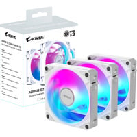 AORUS EZ CHAIN FAN 120, Gehäuselüfter weiß, 3er Pack, 120 mm