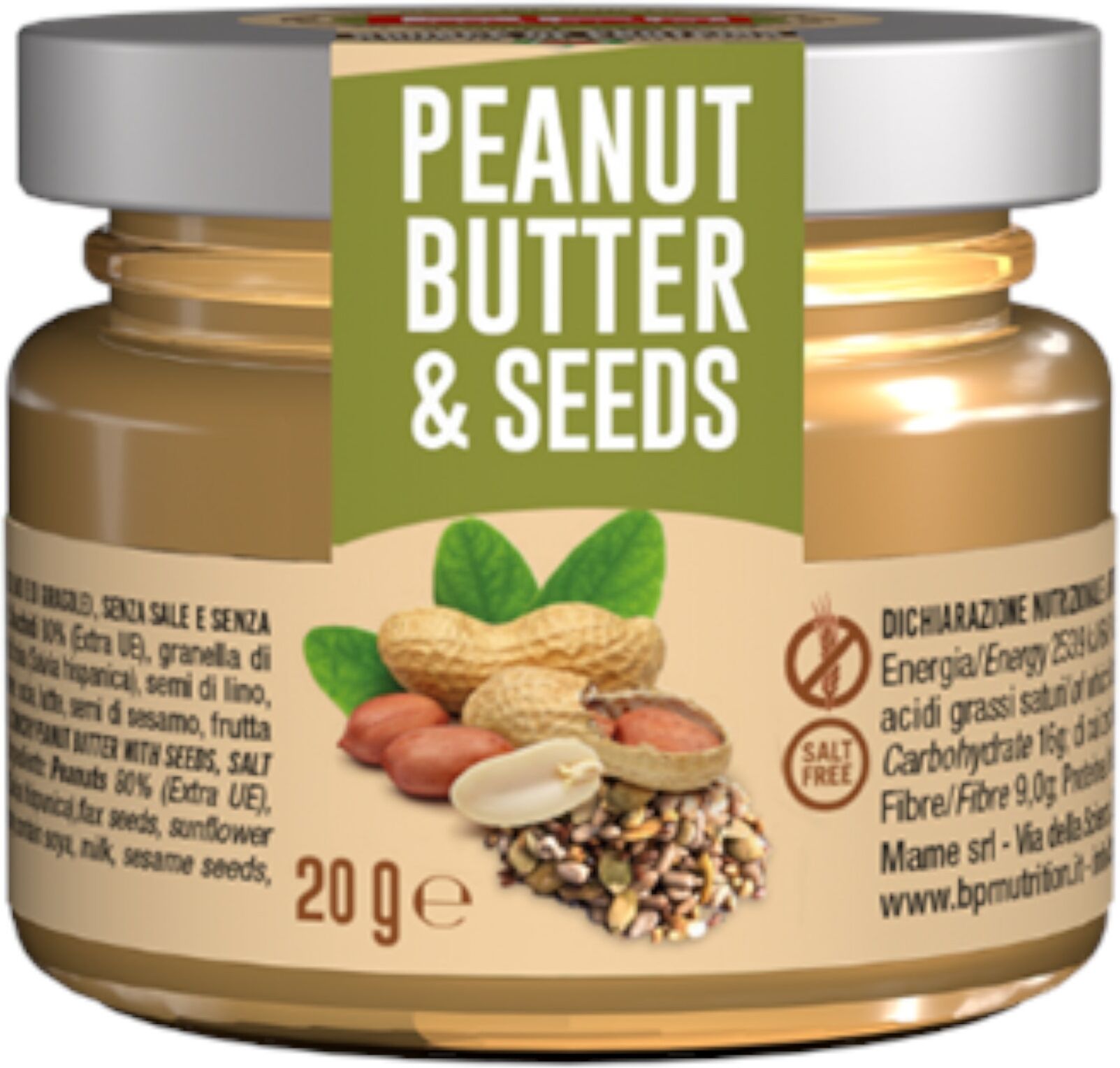 BPR NUTRITION Peanut Butter Seeds Monodose 20 Grammi 