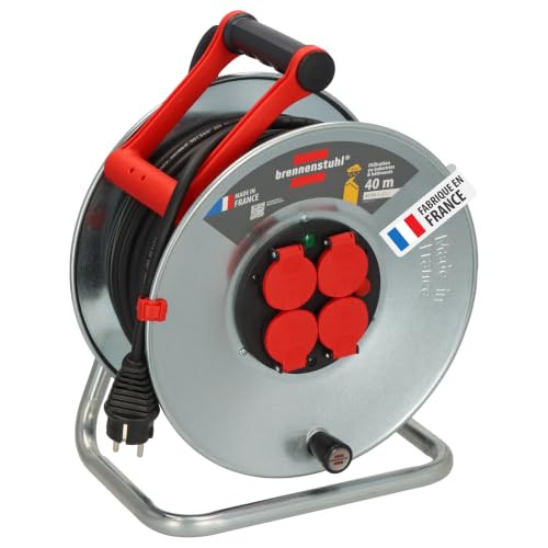 Brennenstuhl Kabelhaspel IP44 Zilver