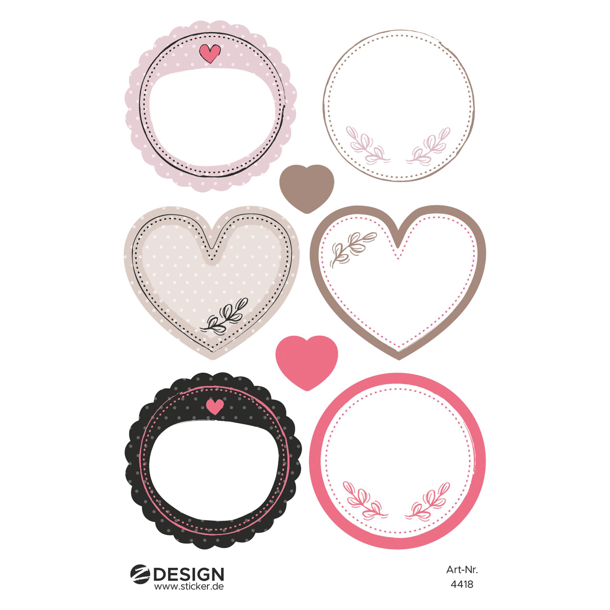 Z-Design Sticker zum Beschriften (4418)