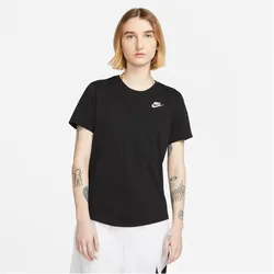 NIKE Sportswear Club Essentials T-Shirt Damen 010 - black M