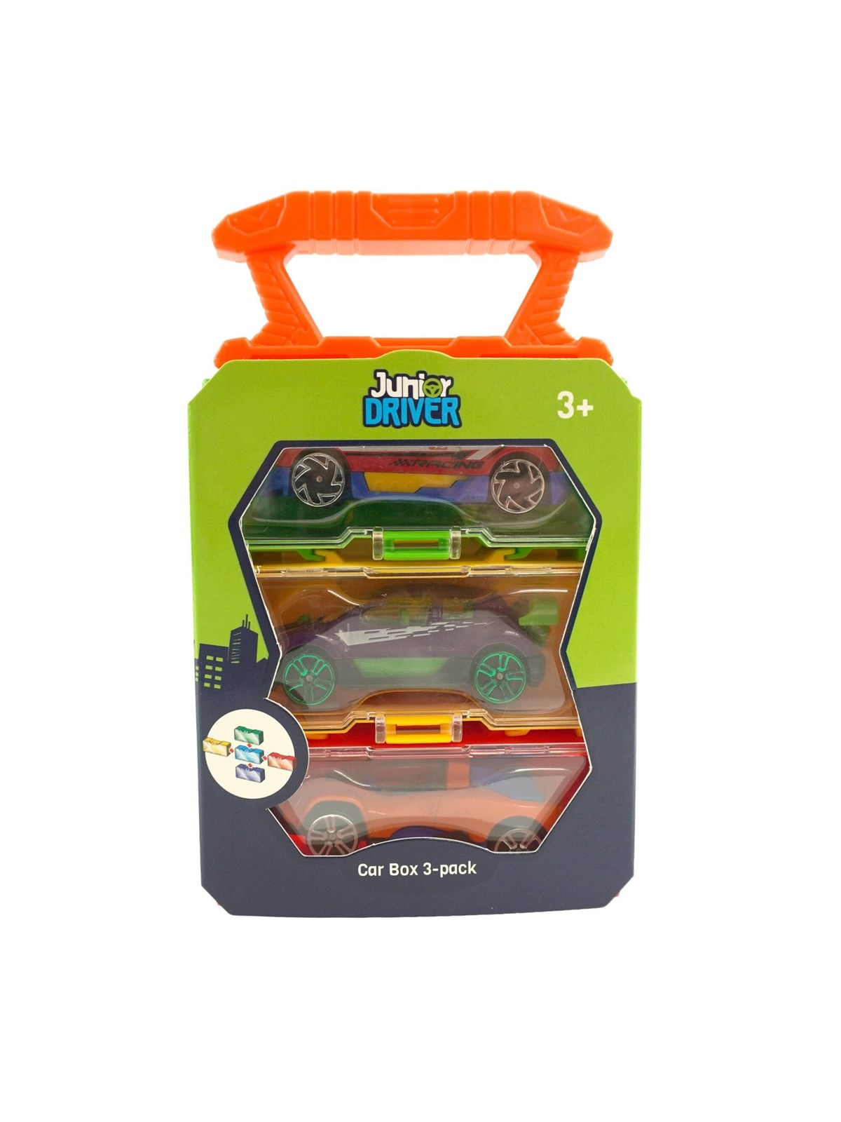 Junior Driver Car with Display Box 3-Pack